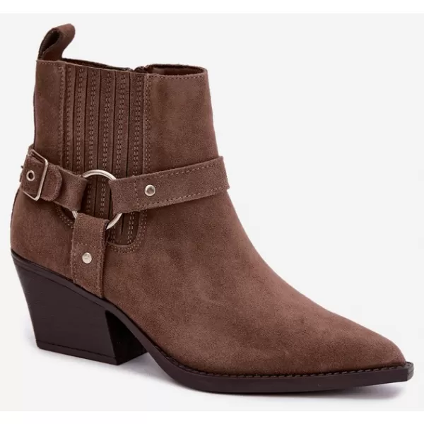  Dámské kotníkové boty BOTO NC1360K CAPPUCCINO 