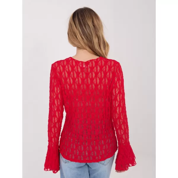  Dámská halenka ITALY MODA IT-BZ-9970.97 RED 