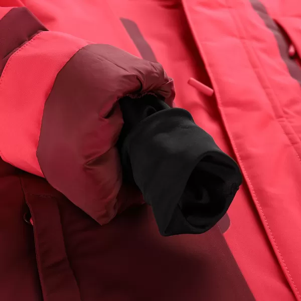  Dětská lyžařská bunda ALPINE PRO DEARO 3 RASPBERRY 