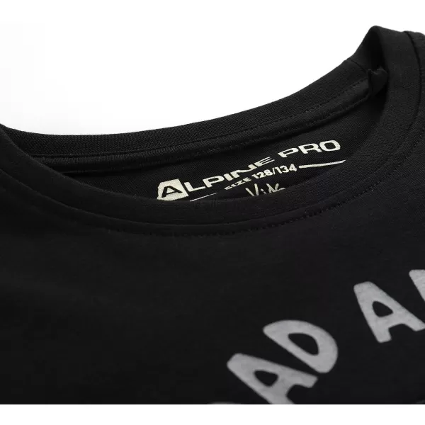  Dětské triko ALPINE PRO ECCO 2 BLACK VARIANTA PD 