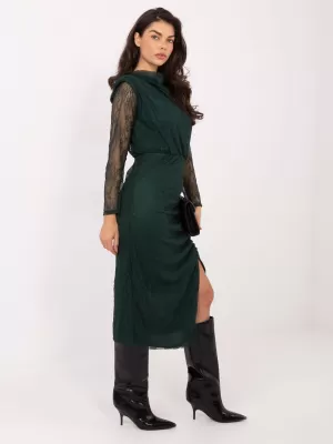 Dámské šaty ITALY MODA IT-SK-9937.16 DARK GREEN