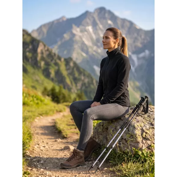  Dámská micro fleece mikina MALFINI FACTOR 853 ČERNÁ 