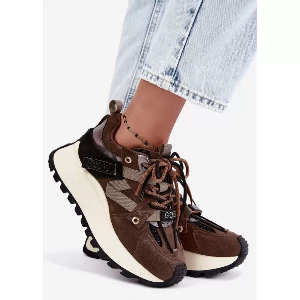  Dámské tenisky GOE UU2N4001 BROWN 