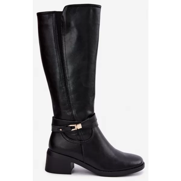  Dámské kozačky SERGIO LEONE KZ-13-S BLACK 