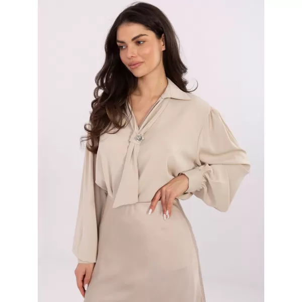  Dámská halenka FACTORY PRICE IT-BZ-28913.17 BEIGE 