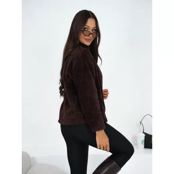  Dámská mikina FACTORY PRICE CS-BL-BT1033.04 DARK BROWN 
