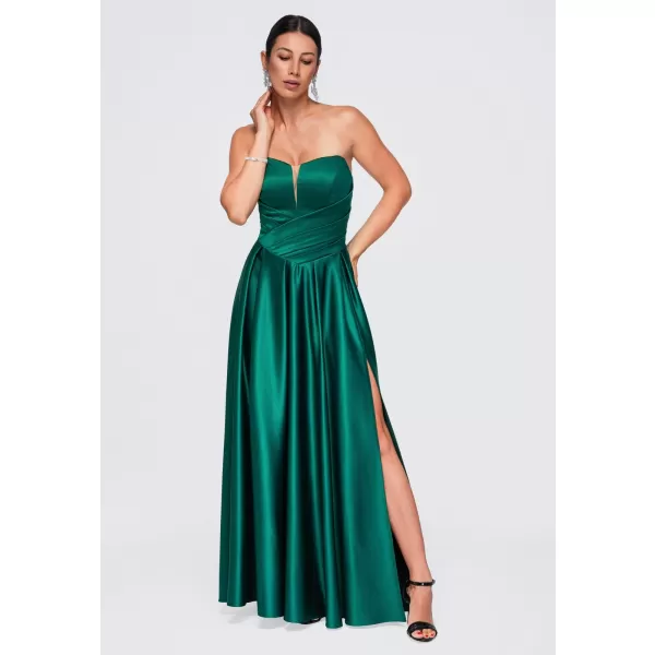  Dámské šaty LARICA LA-OM-DLR403 BOTTLE GREEN 