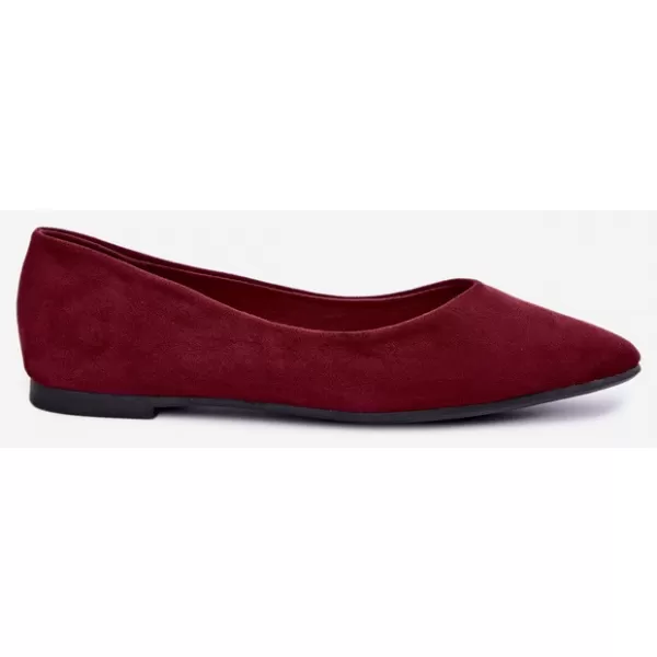  Dámské baleríny BOTO 5199 BURGUNDY 