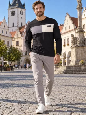Pánské triko ALTISPORT IVAS ČERNÁ