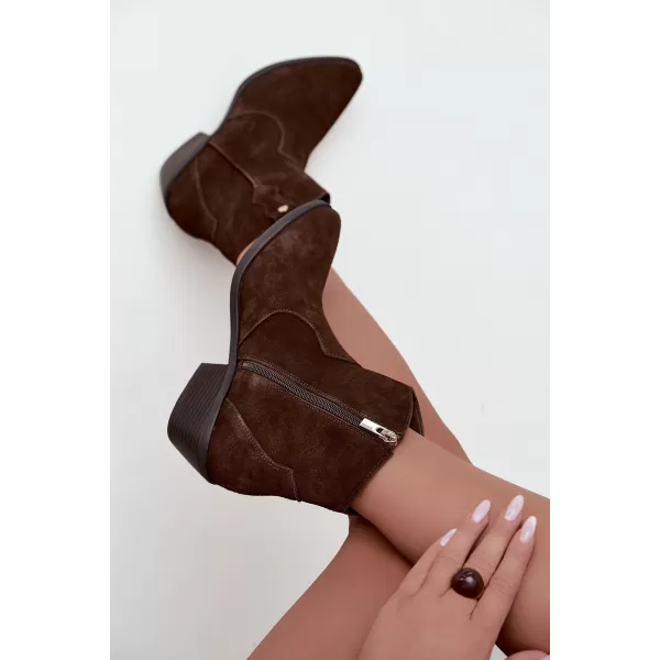  Dámské kotníkové boty BIG STAR SHOES SS274463 HNĚDÁ 
