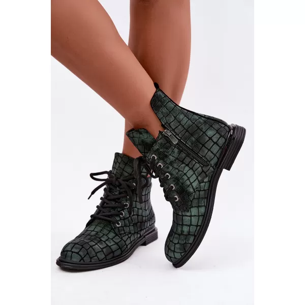  Dámské kotníkové boty ARTIKER 55C1325 GREEN/BLACK 