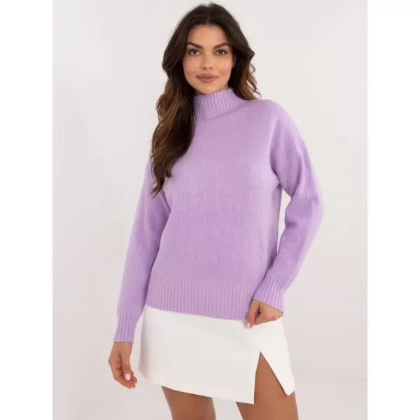  Dámský svetr WOOL FASHION ITALIA AT-SW-2339.54 BRIGHT PURPLE 