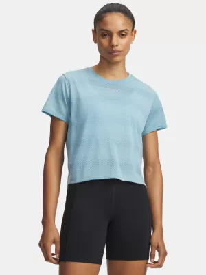 Dámské triko UNDER ARMOUR VELOCITI SHORTSLEEVE 6009540-425 MODRÁ
