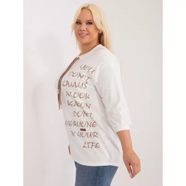  Dámská halenka RELEVANCE RV-BZ-9450.36 WHITE-BROWN 