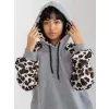 Dámská mikina EX MODA EM-BL-663.94 GRAY