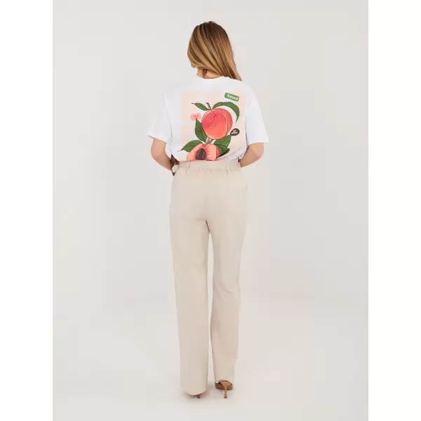  Dámské kalhoty RUE PARIS IT-SP-FL8252-1.90 LIGHT BEIGE 