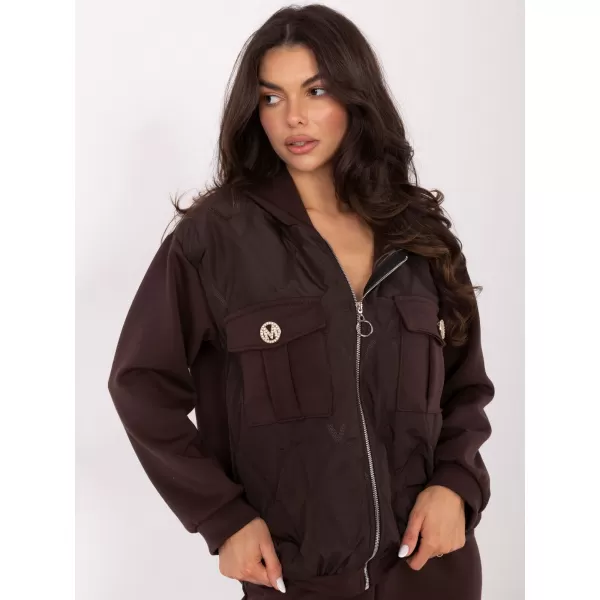  Dámský set ITALY MODA IT-KMPL-9872.97 DARK BROWN 