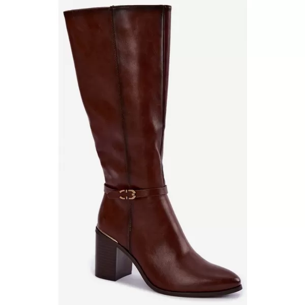  Dámské kozačky SERGIO LEONE KZ-08 BROWN 