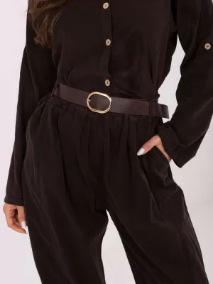 Dámské kalhoty ITALY MODA IT-SP-258009.83 DARK BROWN