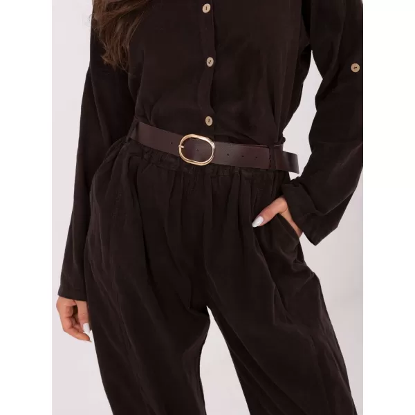  Dámské kalhoty ITALY MODA IT-SP-258009.83 DARK BROWN 