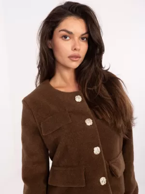 Dámská bunda RUE PARIS IT-KR-FL9586.64 BROWN