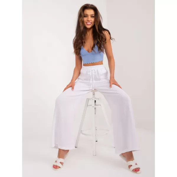  Dámské kalhoty ITALY MODA DHJ-SP-8229.84 WHITE 