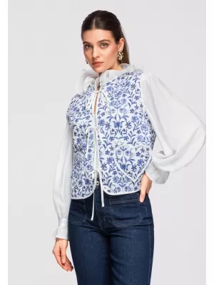 Dámská vesta LARICA OW-VE-E0003 BLUE