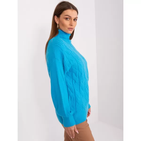  Dámský svetr WOOL FASHION ITALIA AT-SW-23401.97P BLUE 