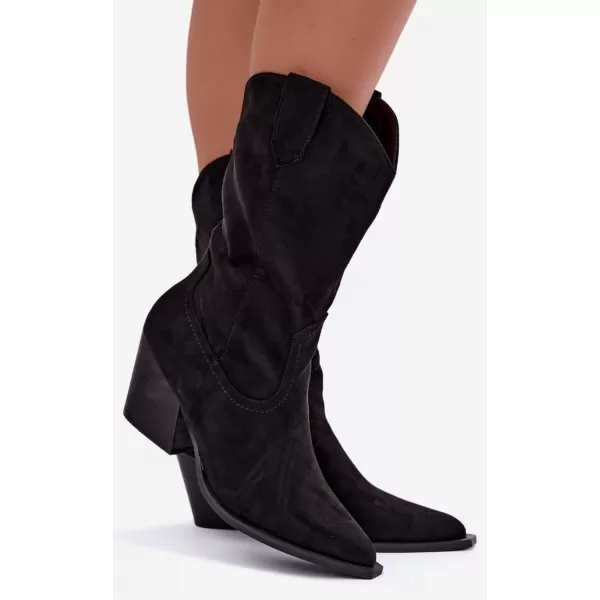  Dámské kovbojky BOTO D-207 BLACK 