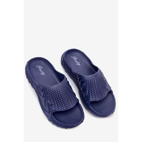  Pánské pantofle BOTO 56151 NAVY 