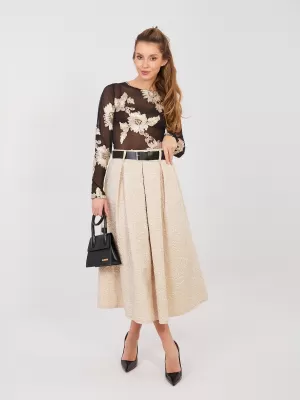 Dámská sukně RUE PARIS IT-SD-18760.69 BEIGE