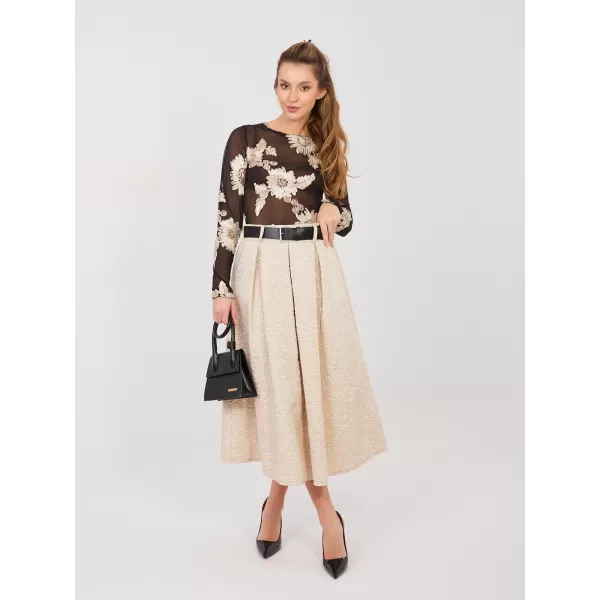  Dámská sukně RUE PARIS IT-SD-18760.69 BEIGE 