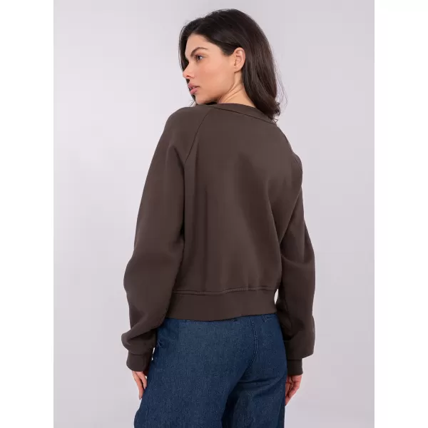 Dámská mikina FACTORY PRICE WT-BL-A1452.99 DARK BROWN 