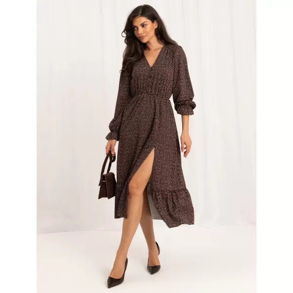  Dámské šaty ITALY MODA MI-SK-1061.86 BROWN 