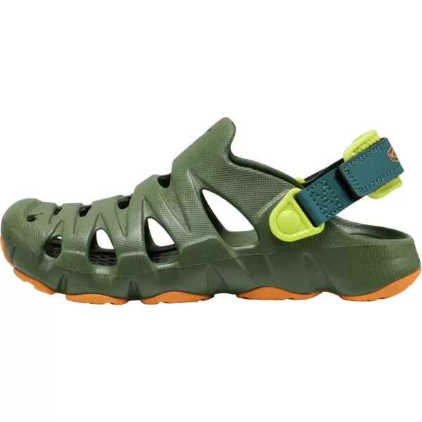  Juniorské sandály KEEN HYPERFLT BRONZE GREEN/ORANGE PEEL 