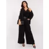 Dámské kalhoty ITALY MODA MI-SP-62440.56 NOIRE