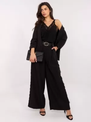 Dámské kalhoty ITALY MODA MI-SP-62440.56 NOIRE