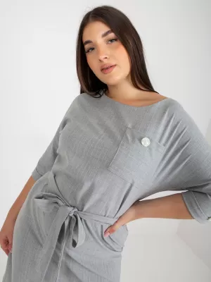 Dámské šaty LAKERTA LK-SK-507724.10 GRAY