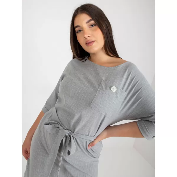  Dámské šaty LAKERTA LK-SK-507724.10 GRAY 