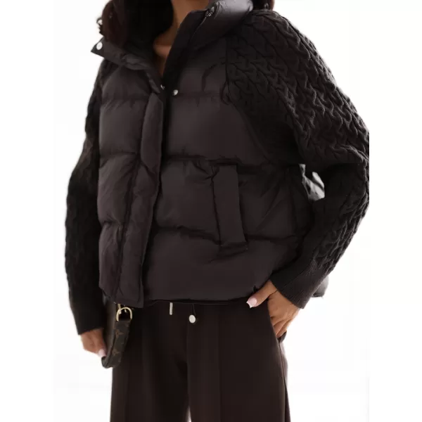  Dámská bunda FACTORY PRICE MBM-KR-0508.00P DARK BROWN 