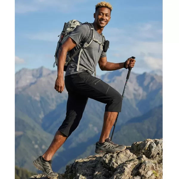  Pánské capri kalhoty ALPINE PRO WEDER 2 BLACK 