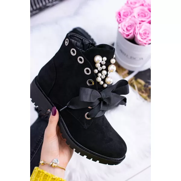  Dámské kotníkové boty BOTO 8371 BLACK 