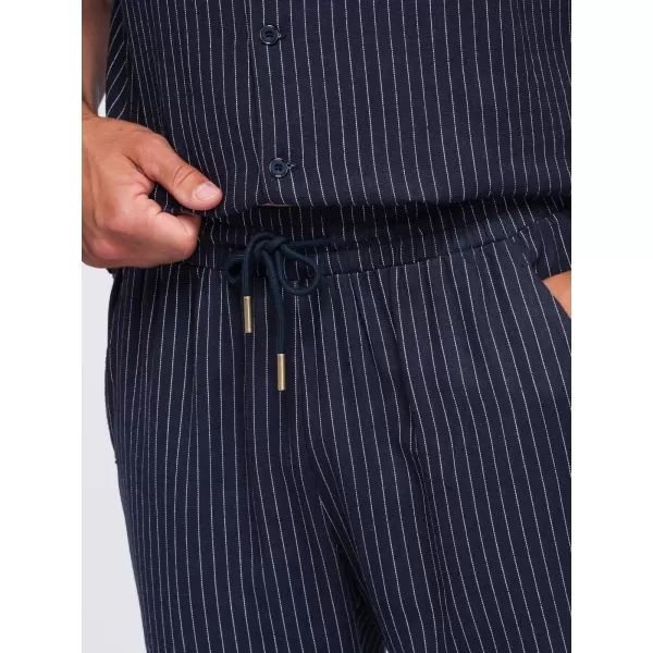 Pánské kalhoty OMBRE OM-PACP-0311 NAVY BLUE 