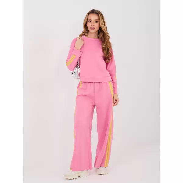 Dámská tepláková souprava RUE PARIS IT-KMPL-21772.63 DARK PINK 