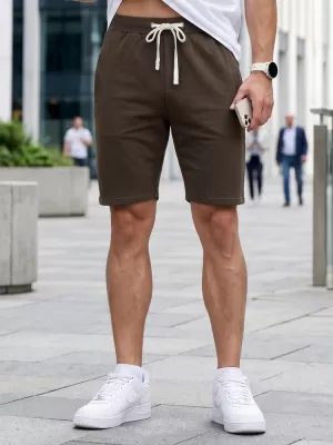 Pánské kraťasy DSTREET HNĚDÁ