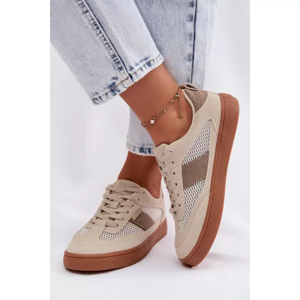  Dámské tenisky BIG STAR SHOES TT274759 BEIGE 