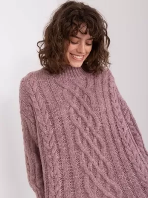 Dámský svetr WOOL FASHION ITALIA AT-SW-2363-2.30 VIOLET