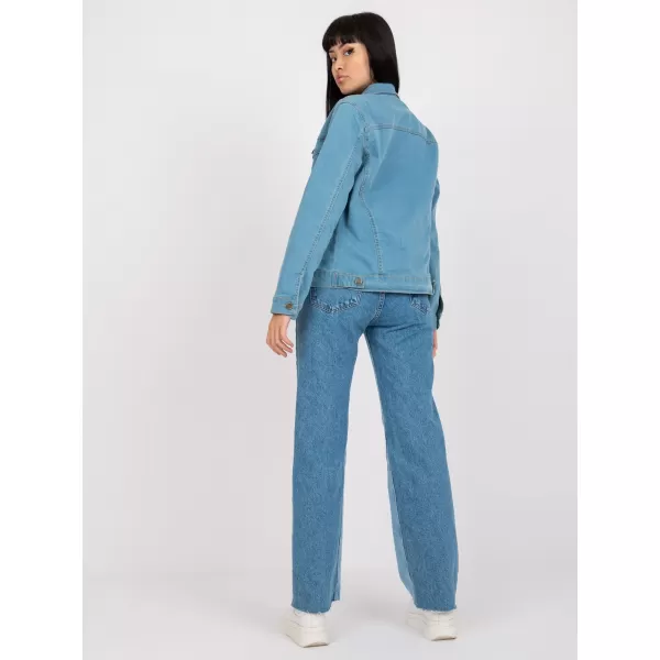  Dámská bunda RUE PARIS RO-KR-CKT-4007.17X LIGHT BLUE 