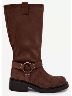 Dámské kozačky BOTO LQ-163 BROWN