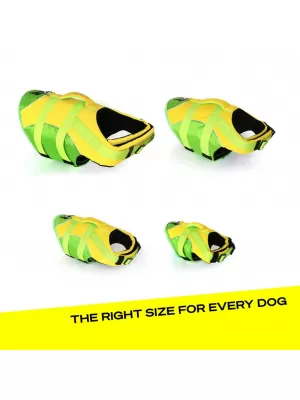 Vesta plovací RESTUBE pro psy GREEN/YELLOW